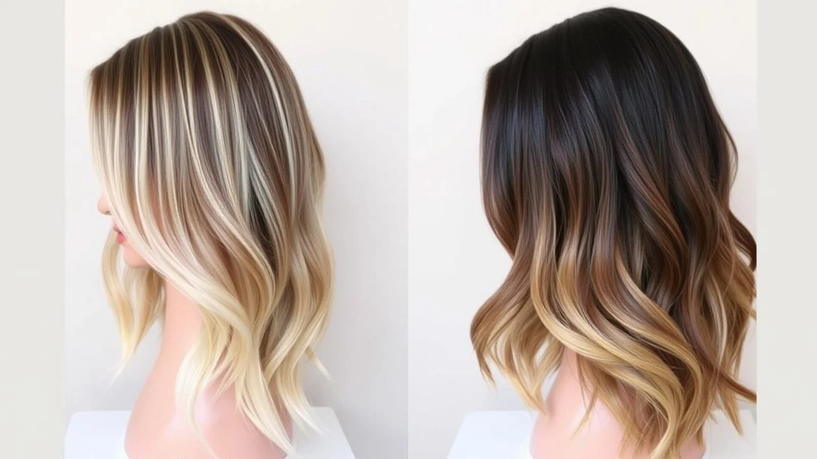 Balayage vs ombre: diferente, avantaje si ce ti se potriveste